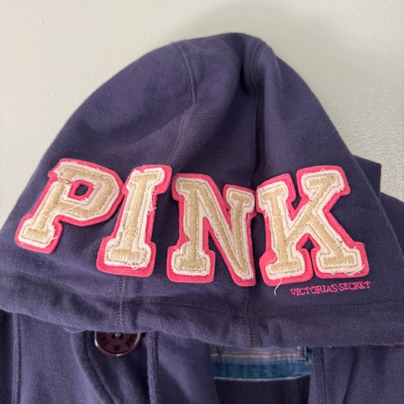 PINK Hooded Crop Jacket - Picture 7 of 10
